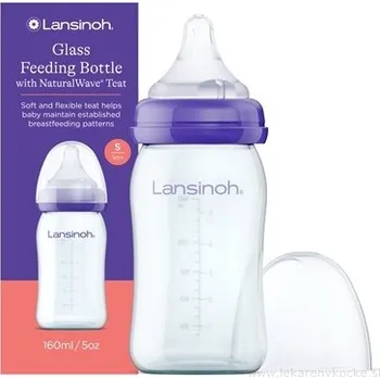 Lansinoh Laboratories, Inc Lansinoh Skleněná kojenecká láhev 160 ml