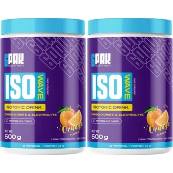 Nápoj pro sportovce 6Pak Nutrition Isotonic Iso Wave - akce 1+1 zdarma
