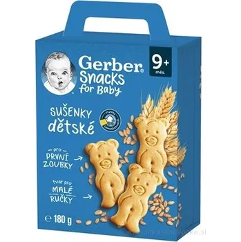 Nestlé Gerber Snacks for Baby Dětské SUŠENKY 180 g