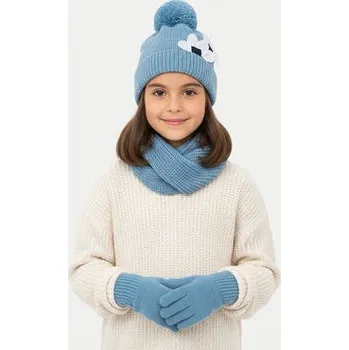 Oblečení a móda Set čepice, tunelová šála a rukavice Mayoral 10071 Modrá 12Y