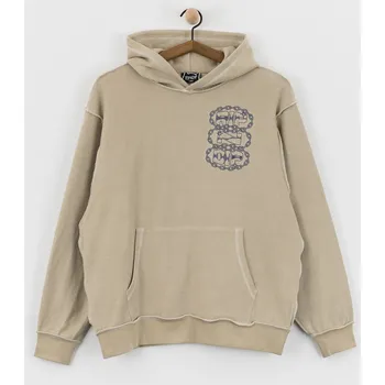 Pánská mikina RipNDip Linked Up Reverse Stitched HD (khaki) L, béžová