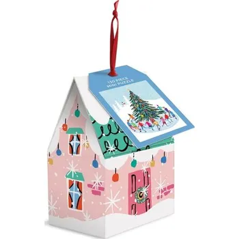 Puzzle GALISON Puzzle Bruslení kolem vánočního stromu 130 dílků