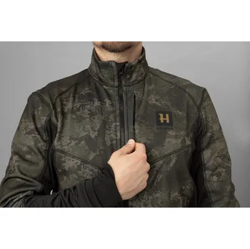 Ochranné vybavení na lov a střelbu Značka Härkila HÄRKILA mikina NOCTYX camo fleece jacket Velikost oblečení HA: 2XL