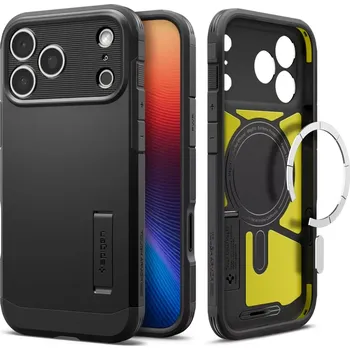 Náhradní díl pro mobilní telefon Spigen Kryt Tough Armor Mag s MagSafe pro iPhone 17 Pro Black