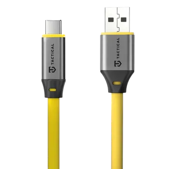 Počítačové příslušenství Tactical Fat Man 2.0 Cable USB-A/USB-C 1m Yellow