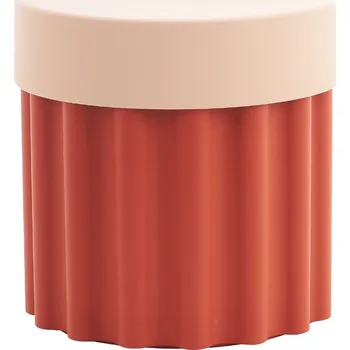 Konferenční stolek Odkládací stolek Scott 36 cm s úložným prostorem červený/růžový