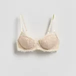 Reserved - Krajková push up podprsenka - krémová - 706HQ-01X - 706HQ-01X-75D