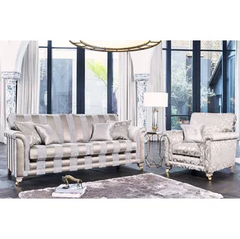 Pohovka BARRINGTON FURNITURE Luxusní pohovka Fleminh látka pruh