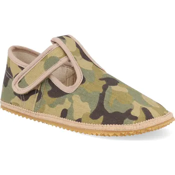 Dívčí bačkory Barefoot dětské přezůvky Beda - Playful BFN Army Velikost: 32