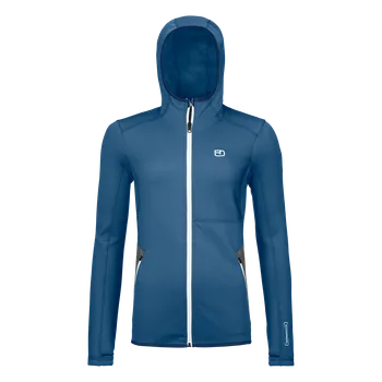 Dámská mikina Ortovox Fleece Hoody Women's Barva: Sea Surface, Velikost: XS