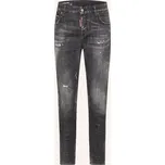 dsquared2 Dámské Zkrácené Džíny Teddy, 900 black, 38