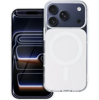 Náhradní kryt pro mobilní telefon Průhledné kryt Fusion Mag Cover s MagSafe pro iPhone 15 Pro Max White
