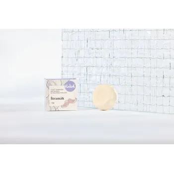 Vlasová kosmetika Kvítok Tuhý šampon na bradu a holení Štramák 25 g