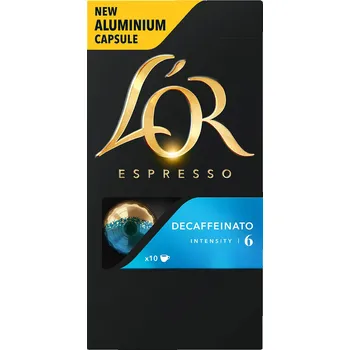 L'OR Espresso Decaffeinato Intenzita 6 cena za kartonové balení (Kartonové balení : 10 ks)