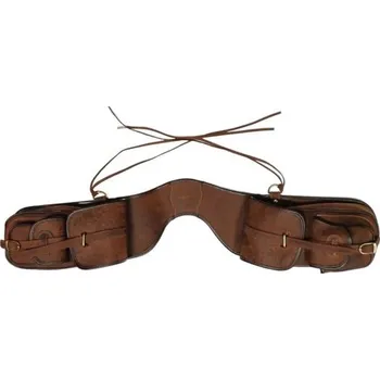 Zavazadlo na motocykl *W* Kožené brašny Cassini k sedlu na lahve Holer