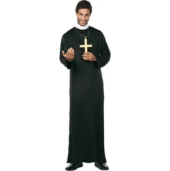 Karnevalový kostým Ptákoviny CB Kostým Kněz pro dospělé Velikost: M/L