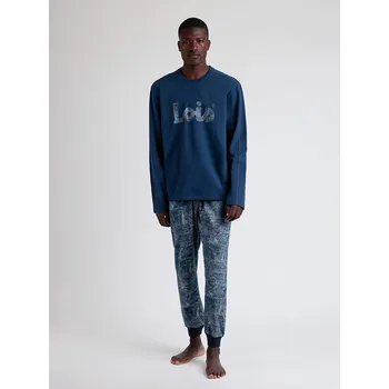 Pánské pyžamo Lois Dunkelblau 163086 XXL
