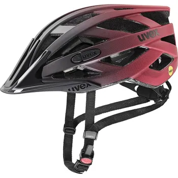 Cyklistická přilba Přilba UVEX I-VO CC MIPS BLACK-RED 52-57cm