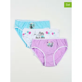 Dívčí spodní prádlo Disney Frozen Hellblau/ Weiß/ Lila 6277546 104
