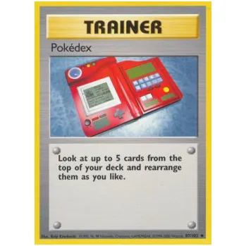 Karetní hra Pokémon BS 087/102 Pokédex - Base Set Stav: Excellent