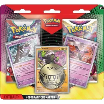 Pokémon Trading Card Game: Upgradovaný 2-balíček Blister (3 holografické propagační karty a 2