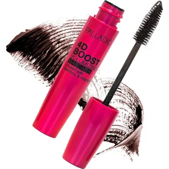 Řasenka Palladio Beauty Group Řasenka 4D BOOST hnědá 13 ml - pro dosažení výrazných očí bezkonkurenční objem bez hrudkování