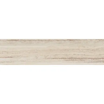 Dlažba RAKO Schodovka Rako Alba béžová struktura mat rektifikovaná 30x120 DCPVD731 DCPVD731