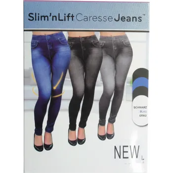 Dámské legíny Zeštíhlující legíny, džegíny - Slim a Lift - modrá