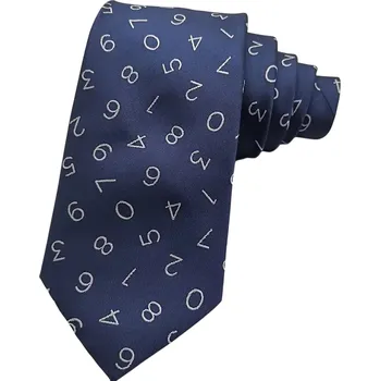 Kravata Pánská Kravata Čísla Matematika Modrá