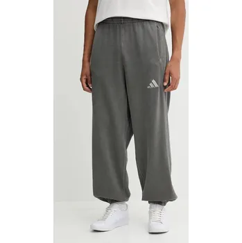 Bavlněné tepláky adidas All SZN JL6524 šedá 90X, vel. M