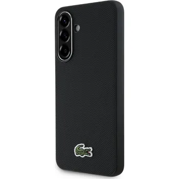 Lacoste Iconic Petit Pique Woven Logo MagSafe zadní kryt pro Samsung Galaxy A56 Black