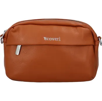 Kabelka Malá volnočasová koženková crossbody Gerald, hnědá