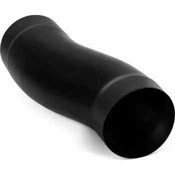 okap Koleno soklové lisované pozink 80 ral 9005 černé