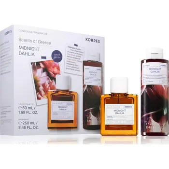 Sprchový gel Korres Midnight Dahlia Korres Midnight Dahlia toaletní voda 50 ml + Korres Midnight Dahlia sprchový gel 250 ml