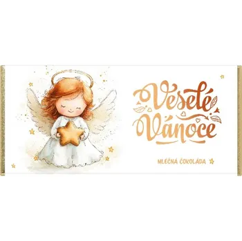 Cukrovinka Čokoláda Veselé Vánoce 100g (Kartonové balení : 10 ks)