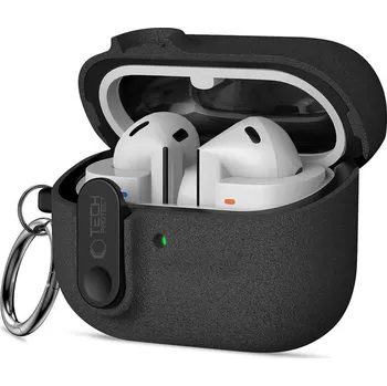 Náhradní kryt pro mobilní telefon Kryt Tech-Protect Slim Hook Samsung Galaxy Buds 3 / 3 FE / 3 Pro Black