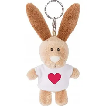 Přívěsek Na Klíče NICI 44729 s králíkem a tričkem se symbolem