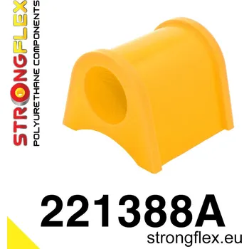Silentblok nápravy 221388A: Strongflex Silentblok uložení zadního stabilizátoru - vnější varianta SPORT 20mm Yellow
