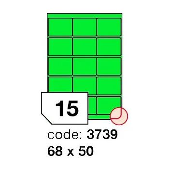 Speciální papír Samolepící etikety Rayfilm Office 68x50 mm 100 archů, matně zelená, R0120.3739