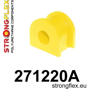 Silentblok nápravy 271220A: Strongflex Silentblok zadního stabilizátoru 17mm varianta SPORT 17mm Black