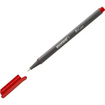Popisovač Kores K-Liner, červený