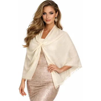 Dámský šátek 90 x 175 cm Fine 23-03 krémový