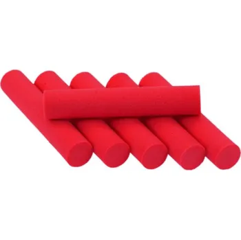 Sybai Pěnové Válečky Foam Cylinders Red Délka: 40mm, Počet kusů: 6ks, Průměr: 8mm