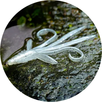 Umělá nástraha RedBass Gumová Nástraha Nymfa White G - XL 130 mm