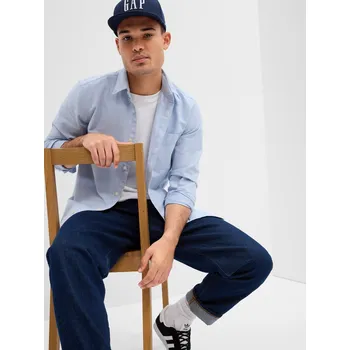 Pánská košile GAP Pánské Košile Standard Oxford Gap Modrá S (2787238)