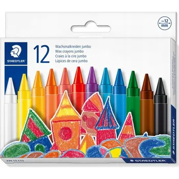 Pastelka Voskovky Staedtler Jumbo, 12 barev