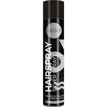Stylingový přípravek SEGO lak na vlasy Stříbrný se třpytkami lak na vlasy 75 ml