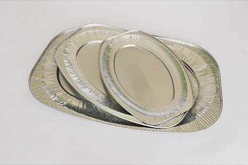 Alu tácek oválný - 55x36 cm - 5ks