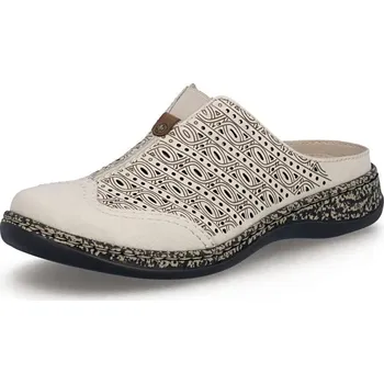 Dámské pantofle Dámské nazouváky RIEKER 46376-60 béžová S6 42