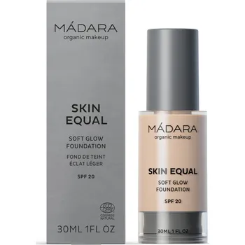 Přípravek na tvář MÁDARA MAKE-UP SKIN EQUAL,#10 PORCELAIN, 30 ml